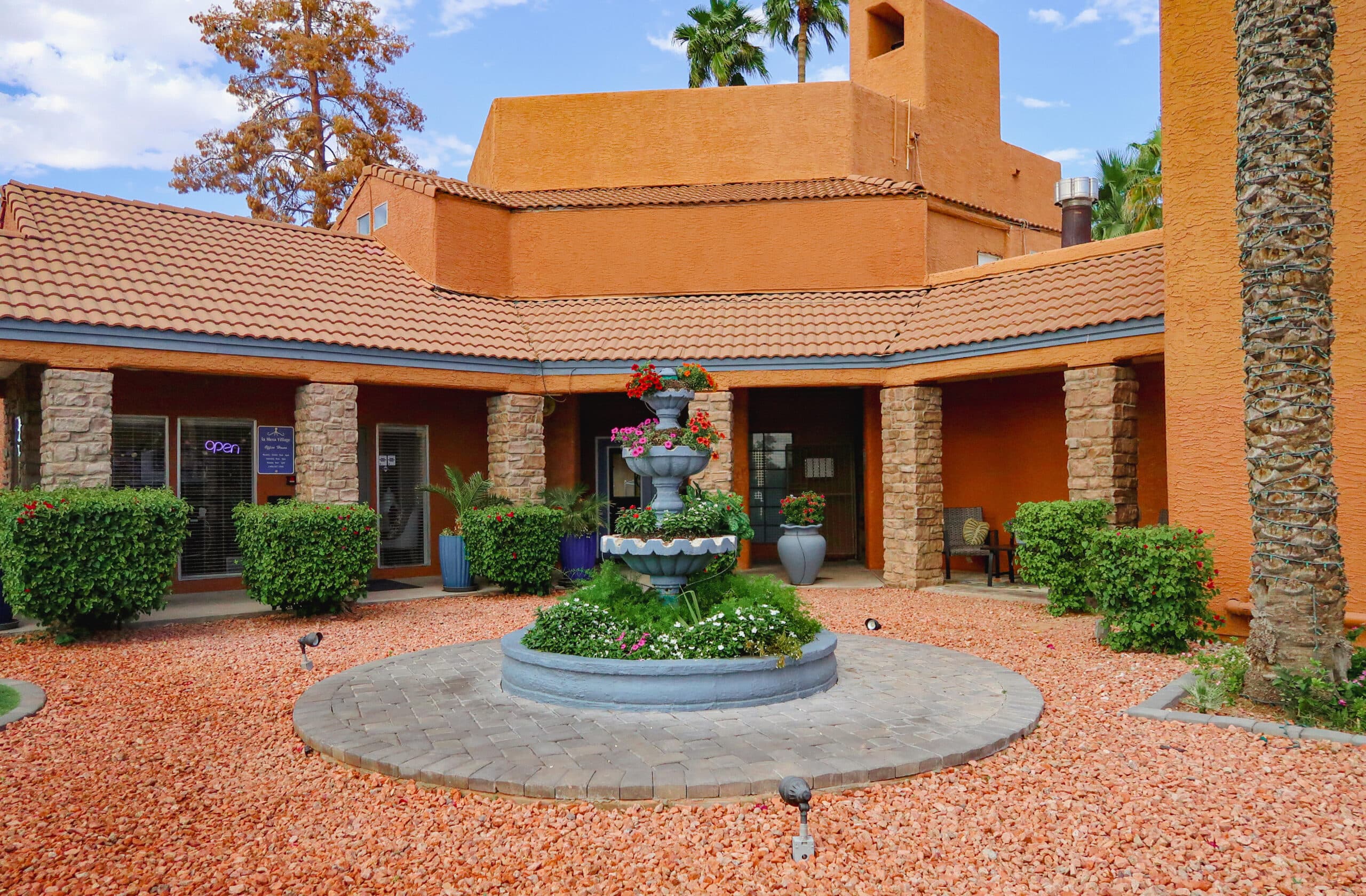 Tiered Fountain at the Office Courtyard